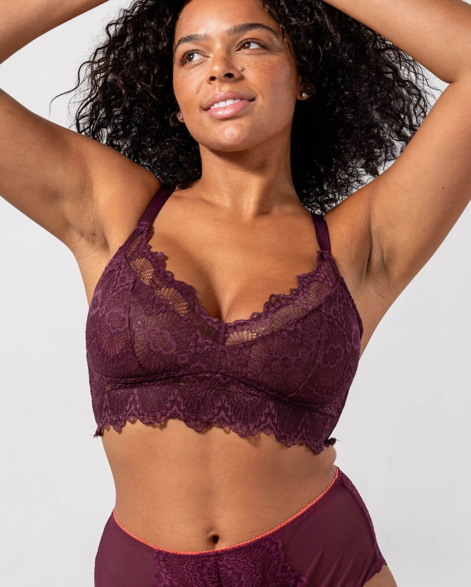 Lace Support Bra Cherry sold by Ivalo.com product image thumbnail 2