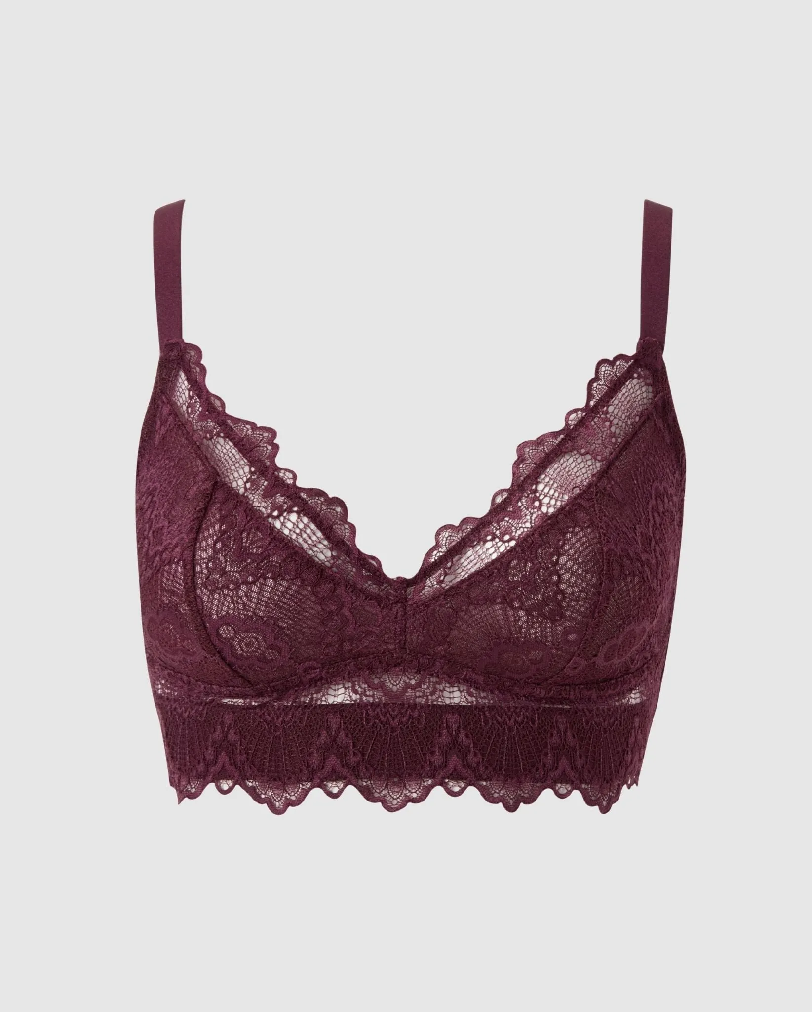 Lace Support Bra Cherry sold by Ivalo.com