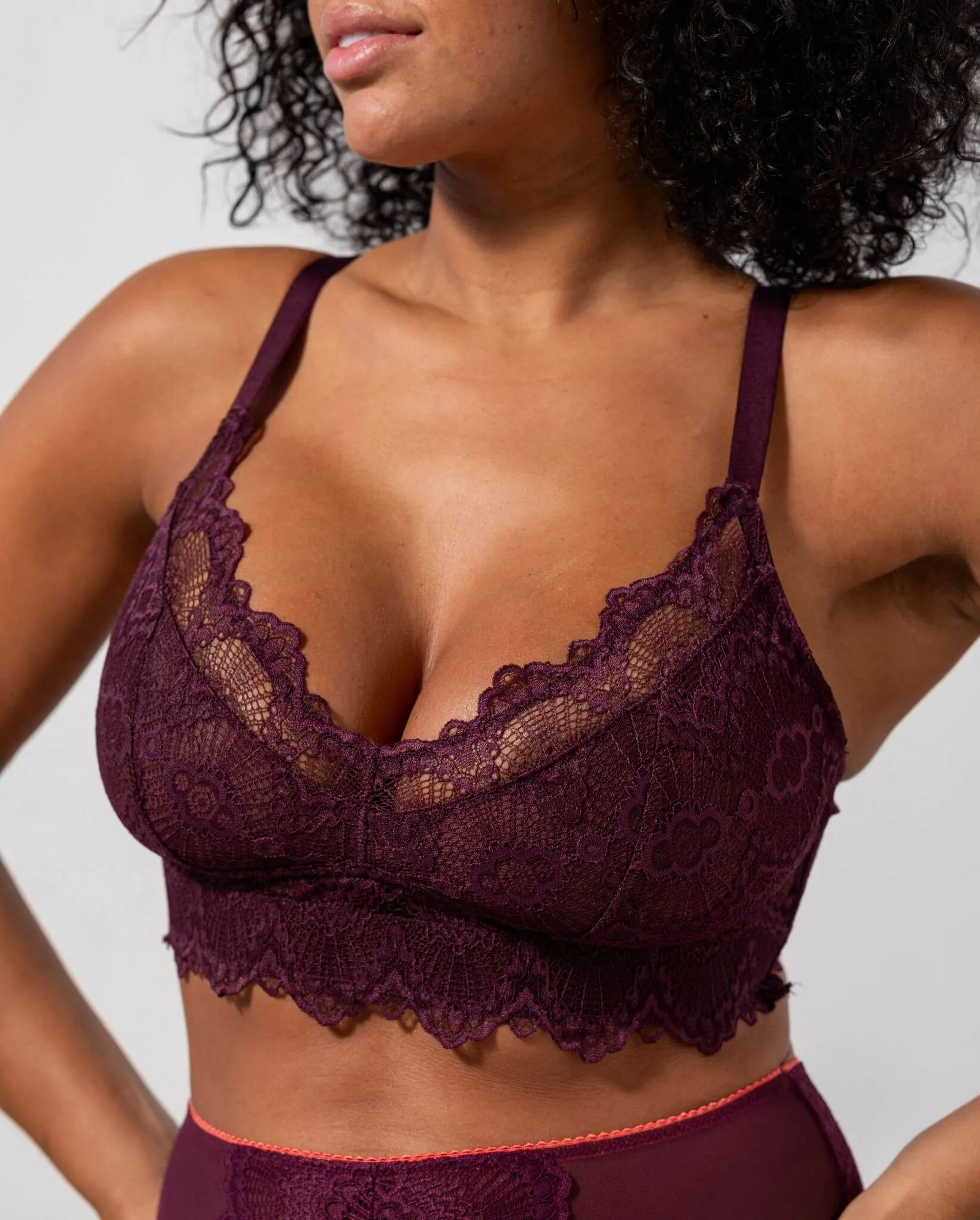 Lace Support Bra Cherry sold by Ivalo.com product image thumbnail 3