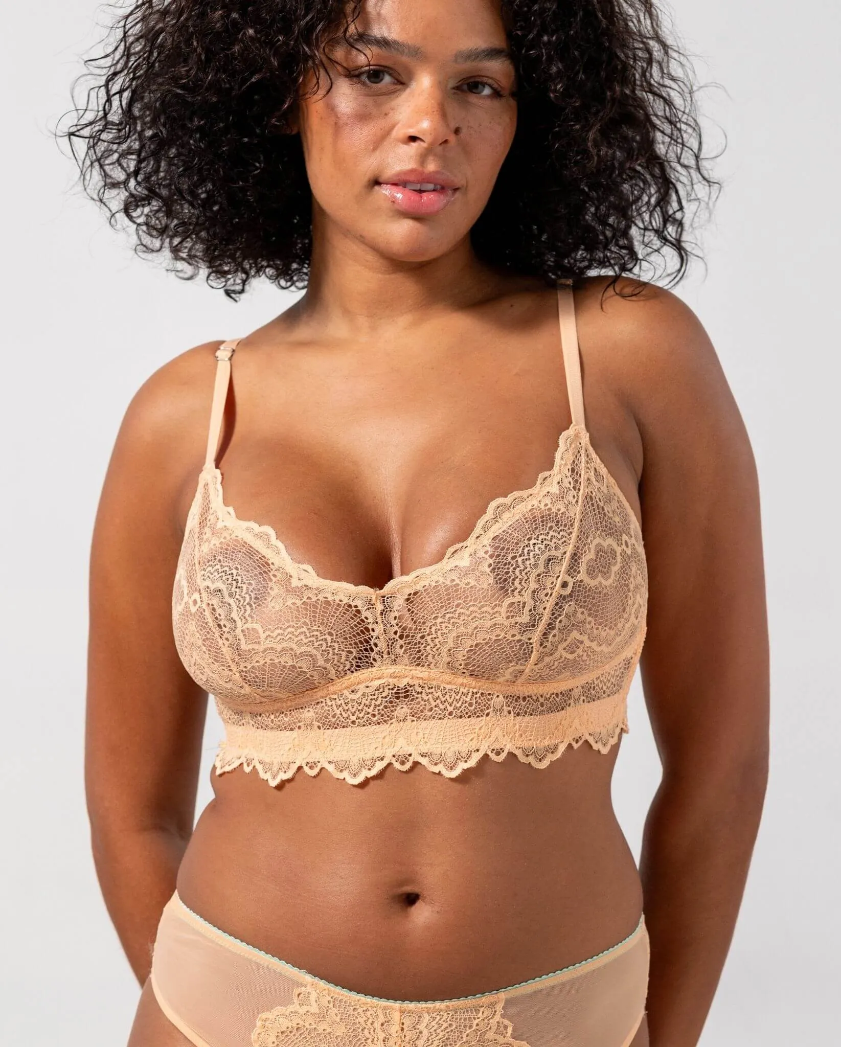 Lace Balconette Peach sold by Ivalo.com product image thumbnail 3