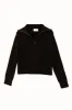 Cashmere Silk Half Zip Sweater Black sold by Ivalo.com