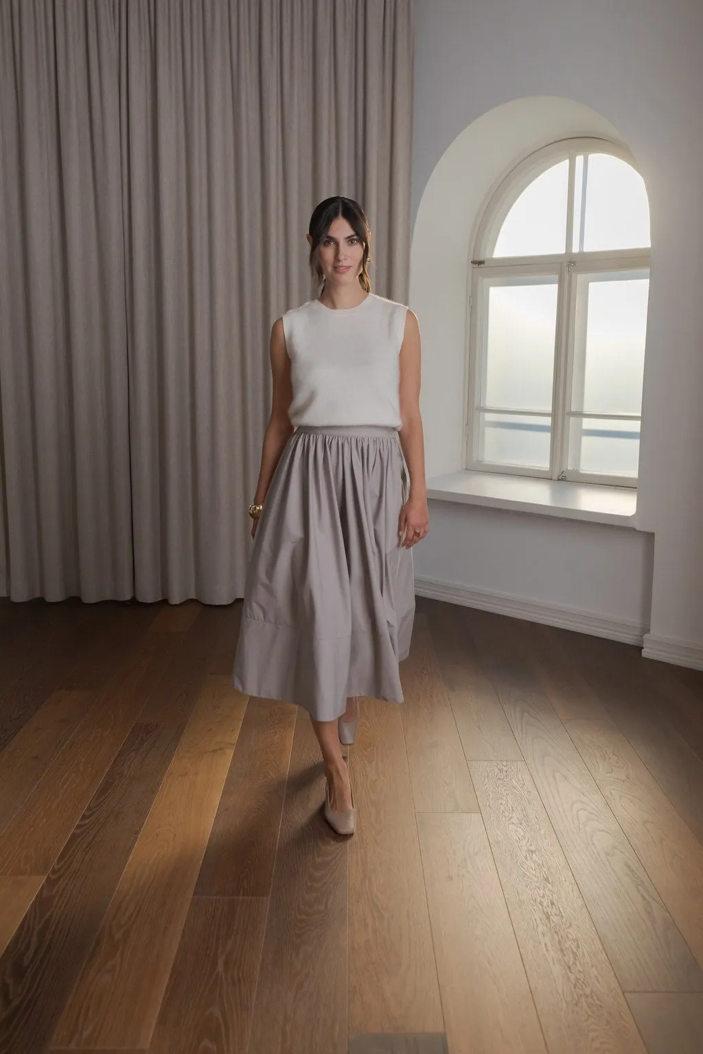 Kali Sleeveless Cashmere Top Cream sold by Ivalo.com product image thumbnail 3