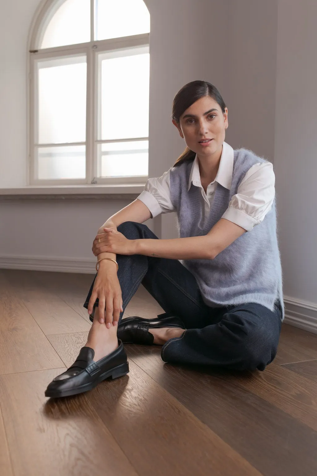 Ali Alpaca Blend Knit Vest Light Blue sold by Ivalo.com product image thumbnail 2