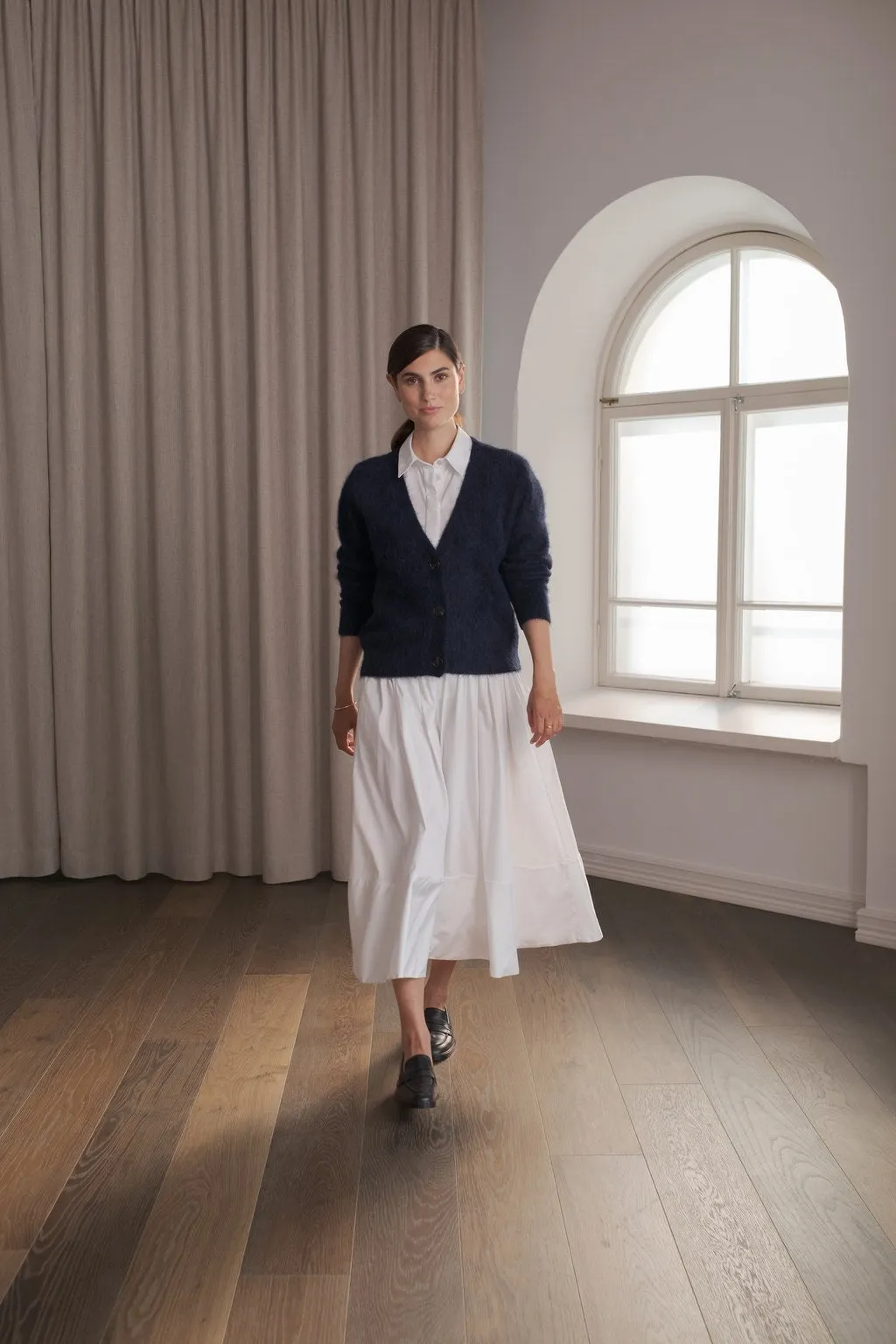 Alia Alpaca Blend Button Cardigan Dark navy sold by Ivalo.com product image thumbnail 2