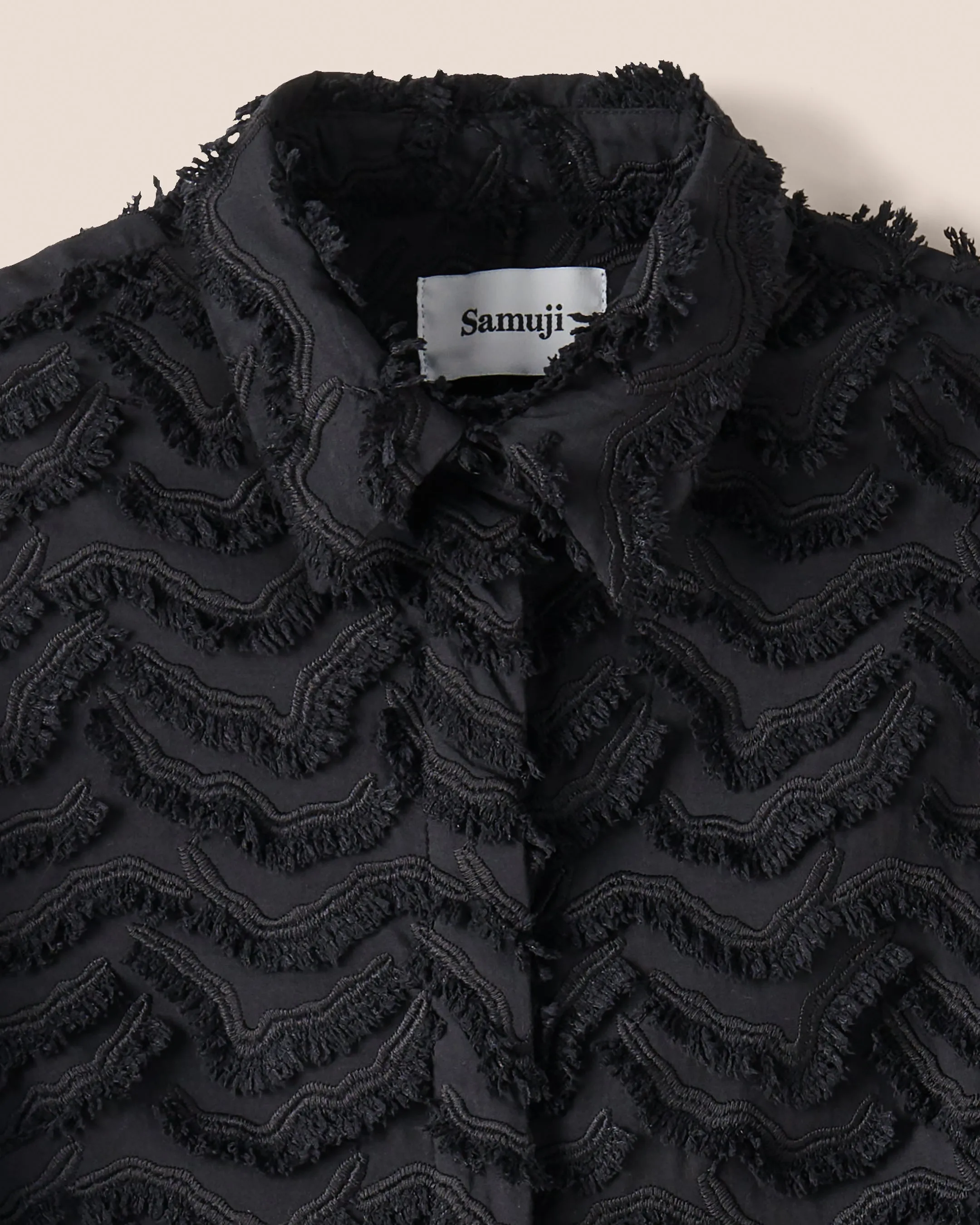 Mia Shirt Dress Ricamo Black sold by Ivalo.com product image thumbnail 2