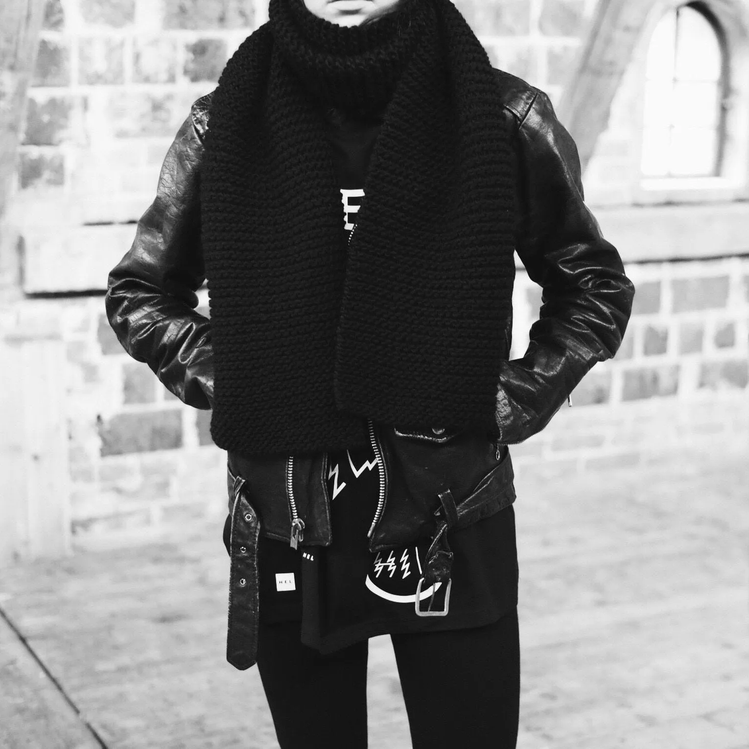 Black Wool Scarf sold by Ivalo.com product image thumbnail 4