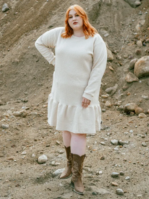 Aurelia Dress Wild Jacquard Light Beige sold by Ivalo.com