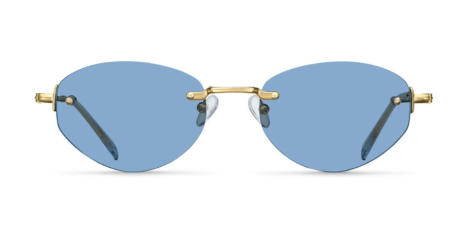 Amina Sunglasses Gold Sea sold by Ivalo.com