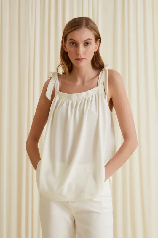 Donna Bow Top White made by Ivalo.com