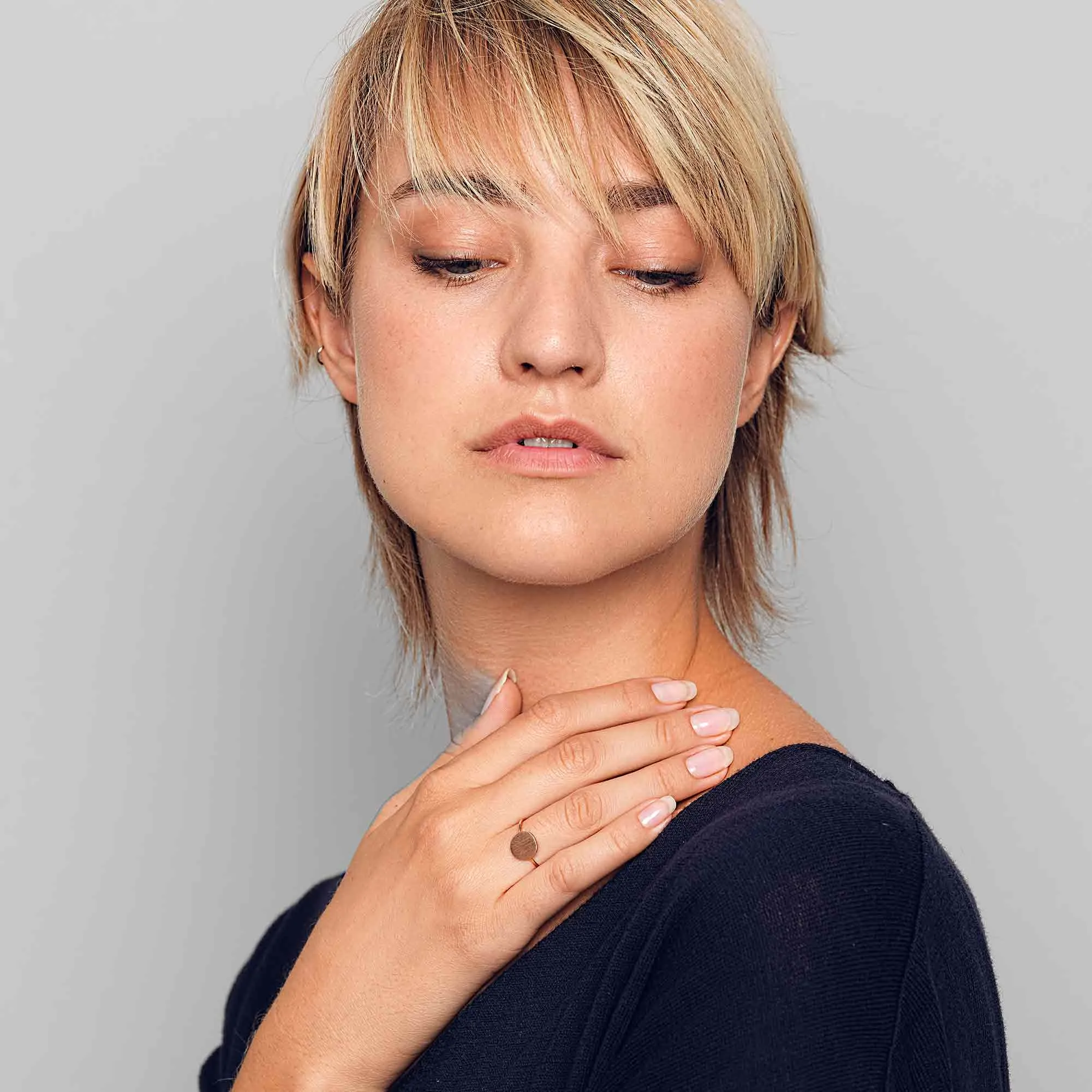 Satin Disc Ring sold by Ivalo.com