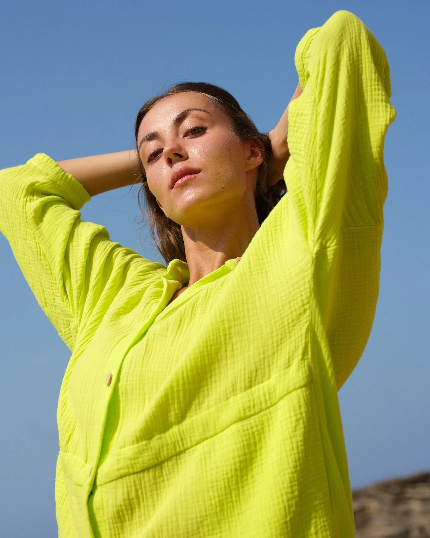 Cotoner Organic Cotton Muslin Shirt Dress sold by Ivalo.com product image thumbnail 4