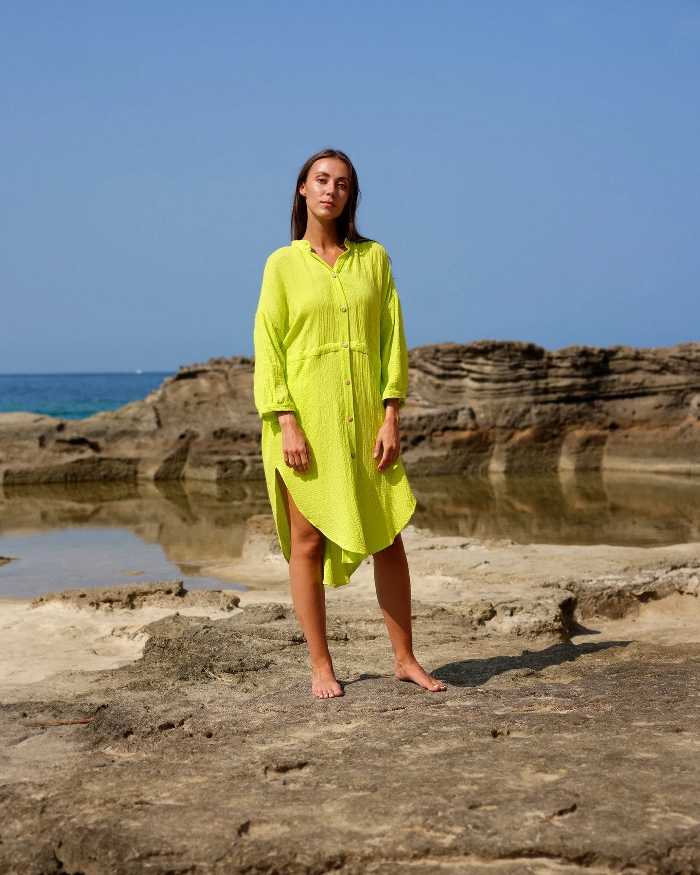 Cotoner Organic Cotton Muslin Shirt Dress sold by Ivalo.com product image thumbnail 2