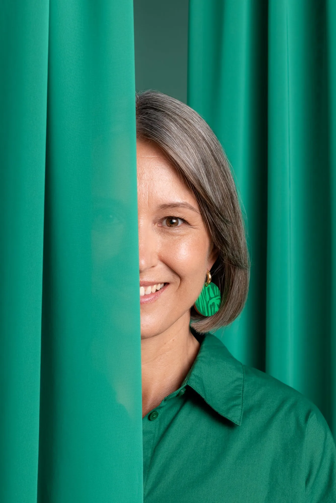 Forever Growing Wooden Earrings Green/Gold sold by Ivalo.com product image thumbnail 2