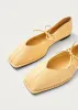 Sway Leather Ballet Flats Yellow Vanilla sold by Ivalo.com