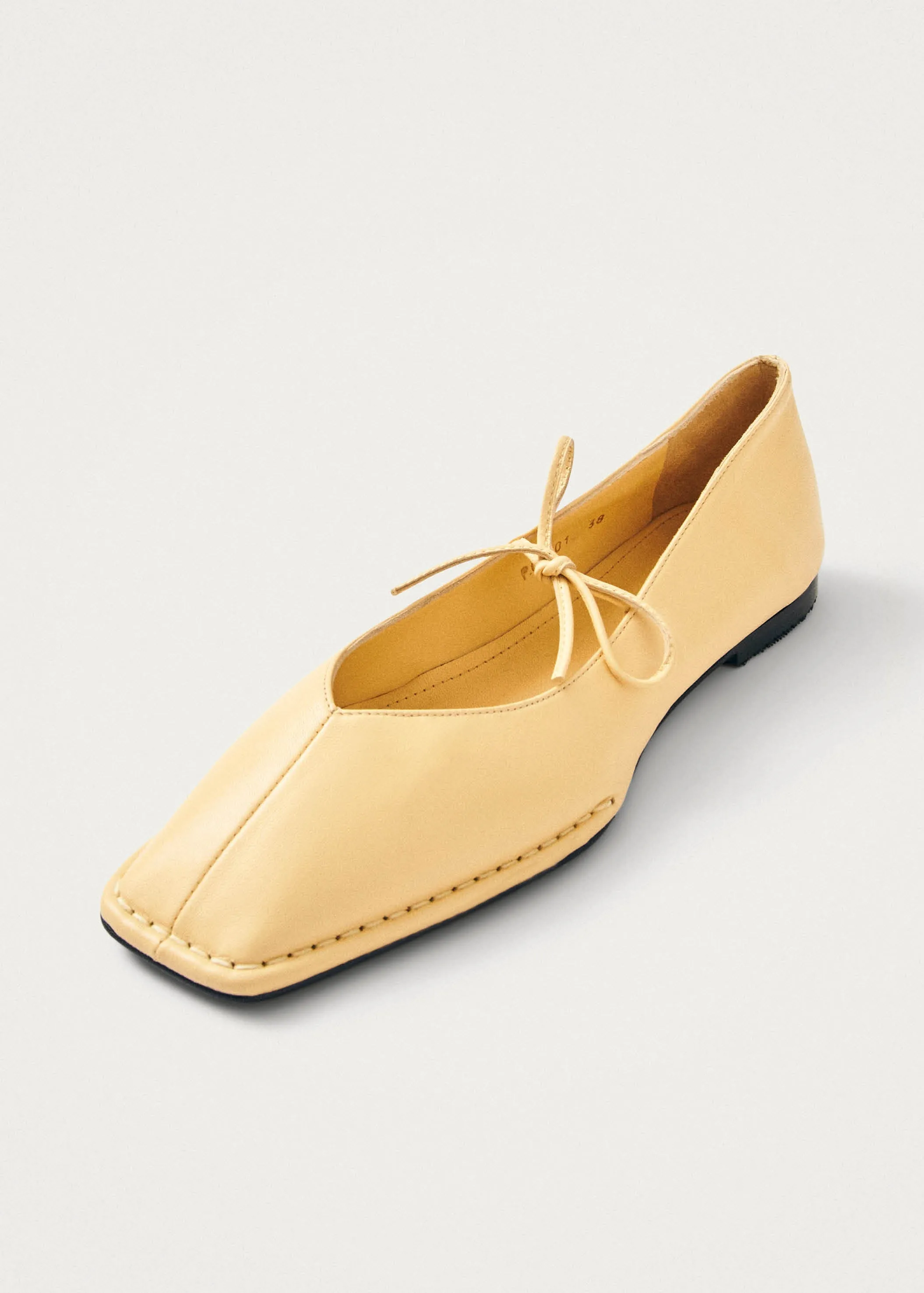 Sway Leather Ballet Flats Yellow Vanilla sold by Ivalo.com product image thumbnail 4