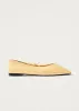 Sway Leather Ballet Flats Yellow Vanilla sold by Ivalo.com