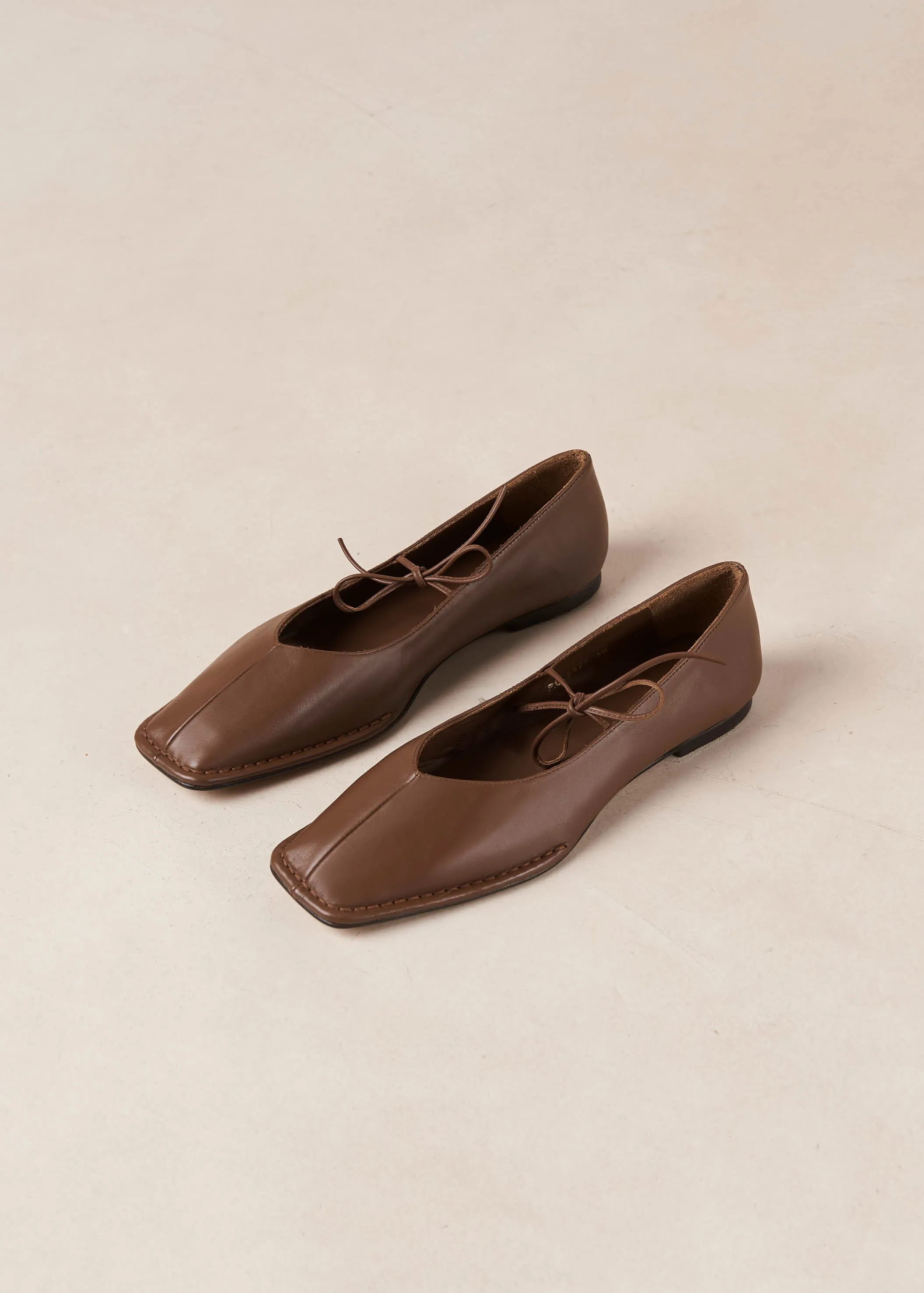 Sway Leather Ballet Flats Chestnut Brown sold by Ivalo.com product image thumbnail 4