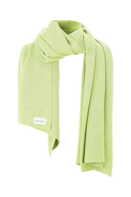 Via Merino Wool Scarf Limone sold by Ivalo.com