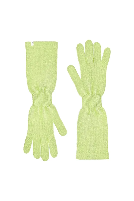 Via Merino Wool Gloves Limone sold by Ivalo.com