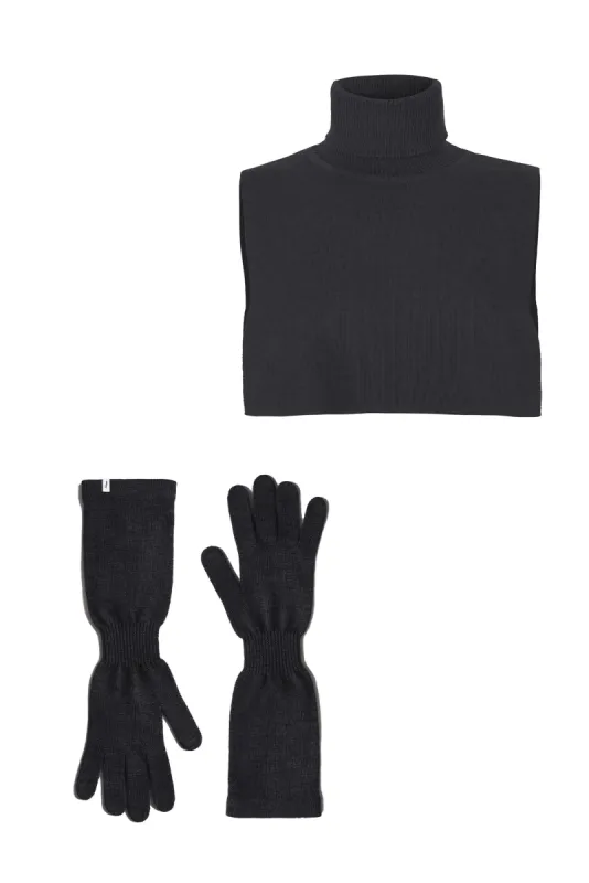 Punto & Via Merino Accessory Set Black sold by Ivalo.com