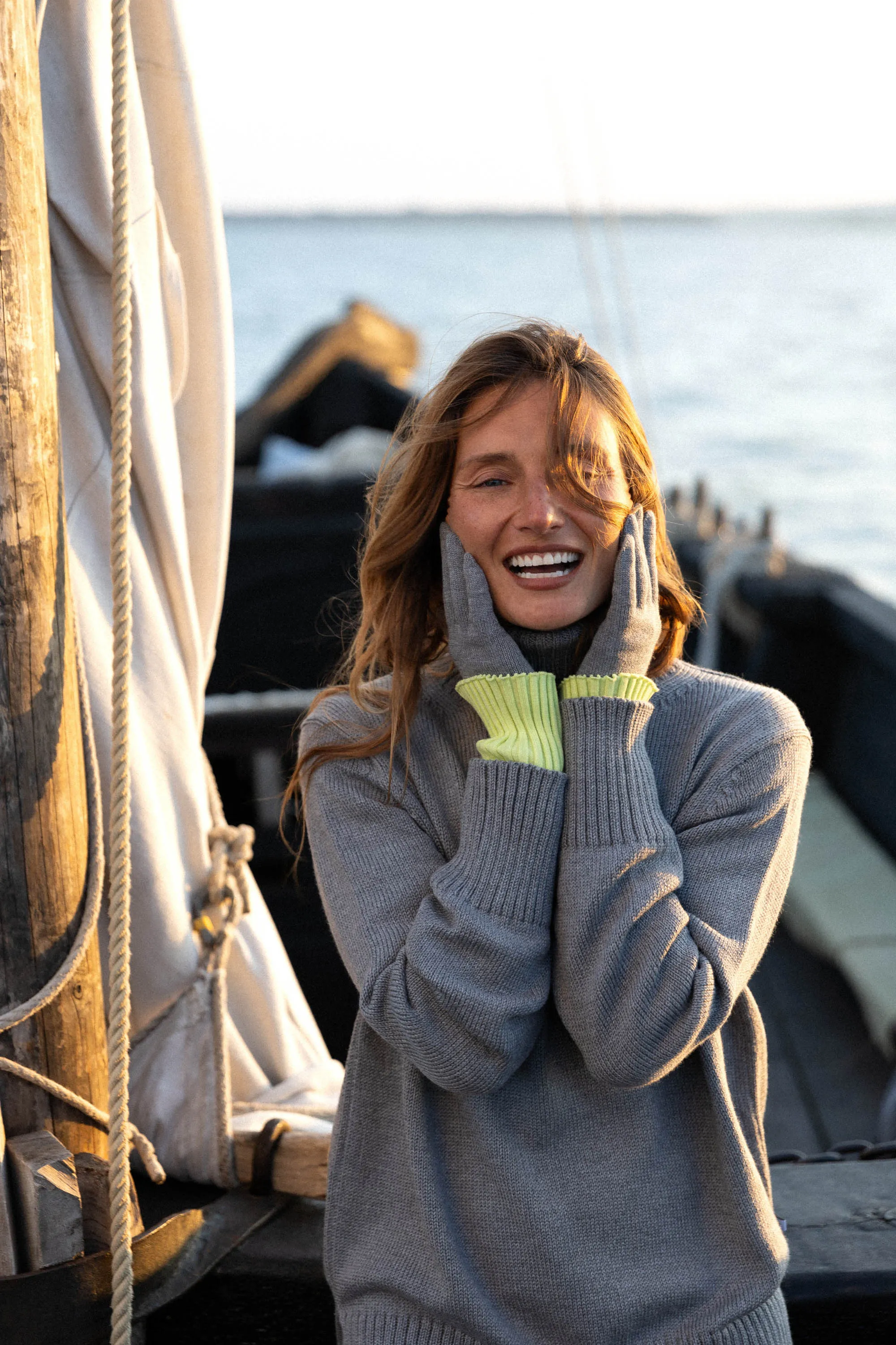 Via Merino Wool Gloves Light Grey sold by Ivalo.com product image thumbnail 4