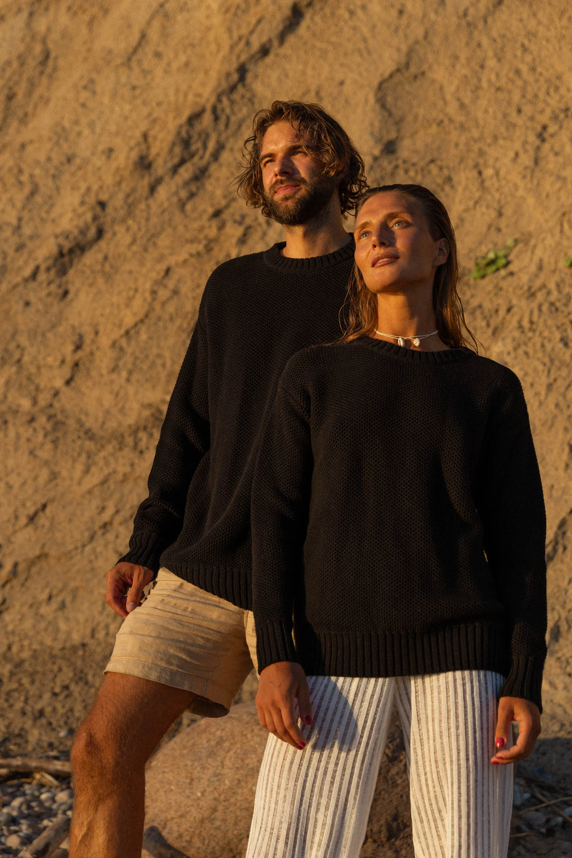 Honeycomb Unisex Jumper Black sold by Ivalo.com