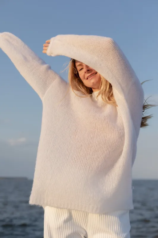 Melody Mohair Jumper White sold by Ivalo.com