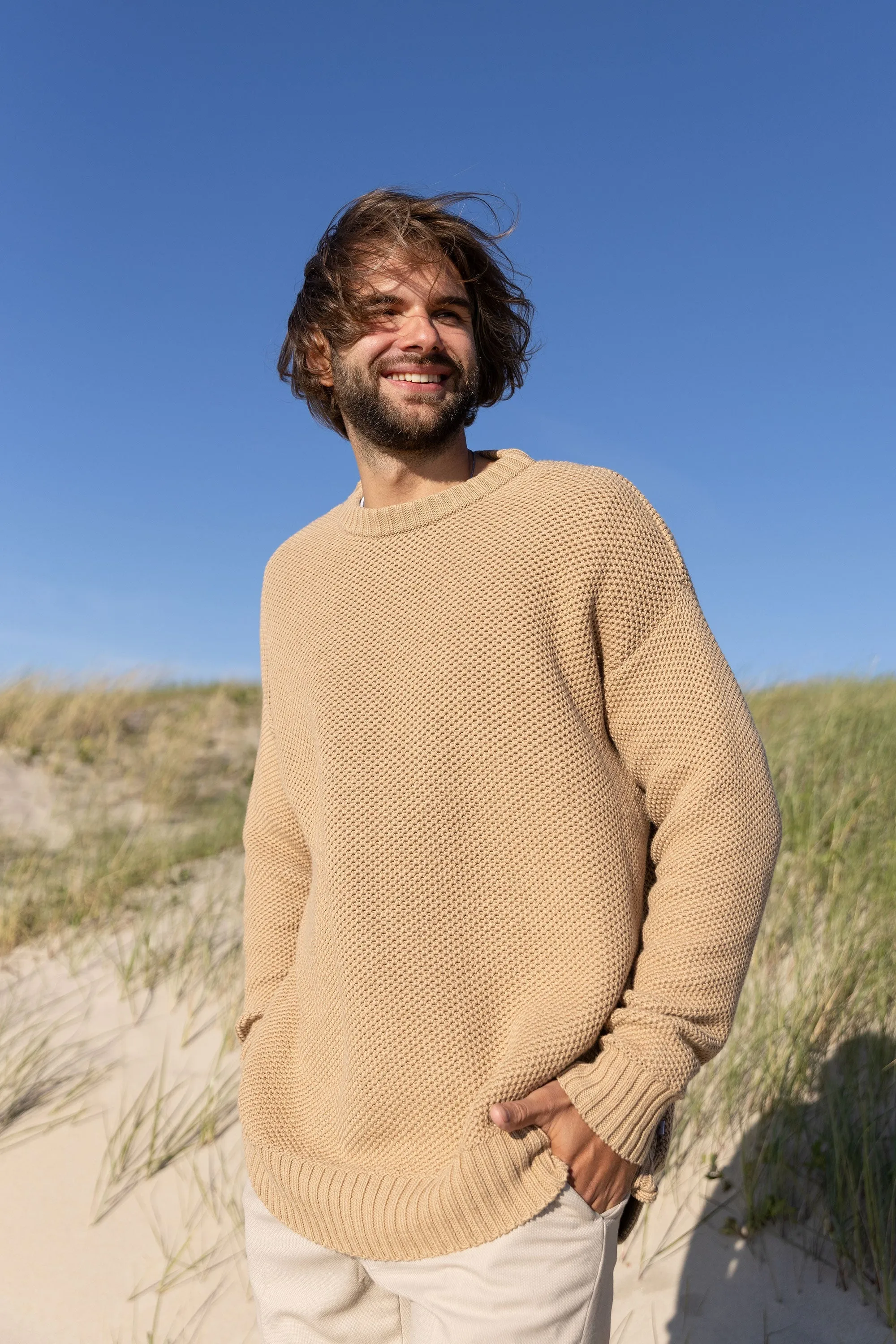 Honeycomb Unisex Jumper Sand sold by Ivalo.com product image thumbnail 5