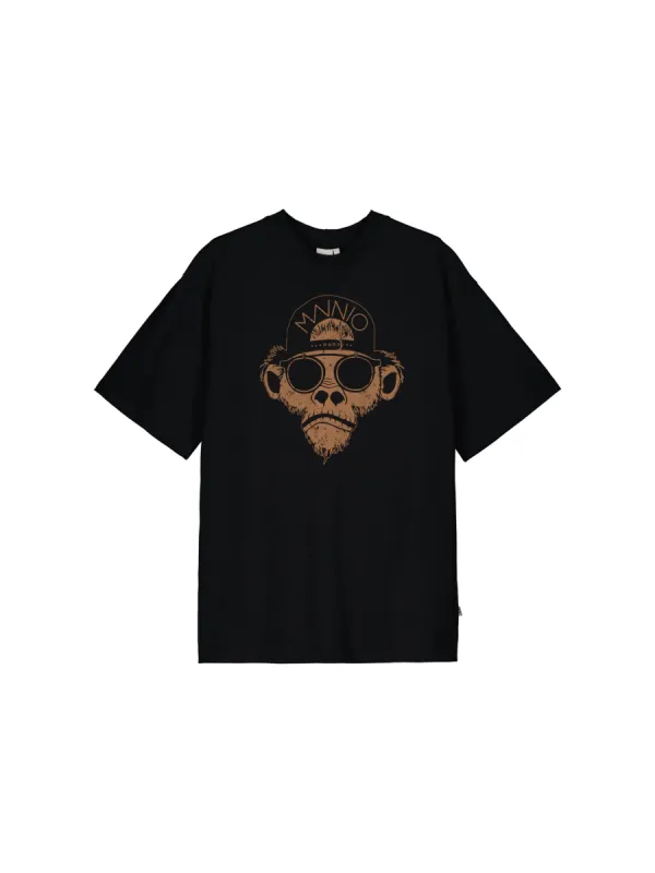 Chimp T-shirt Black sold by Ivalo.com