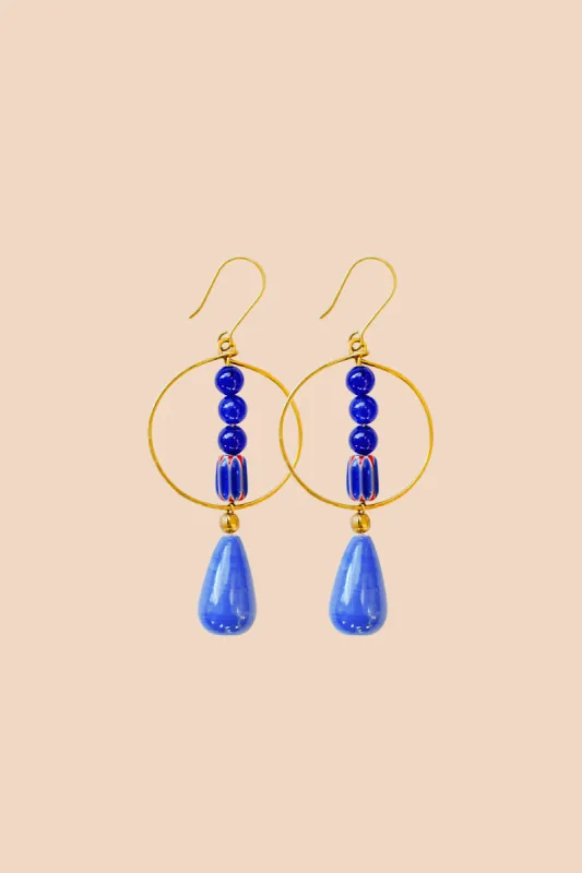 Usha Earrings Blue sold by Ivalo.com