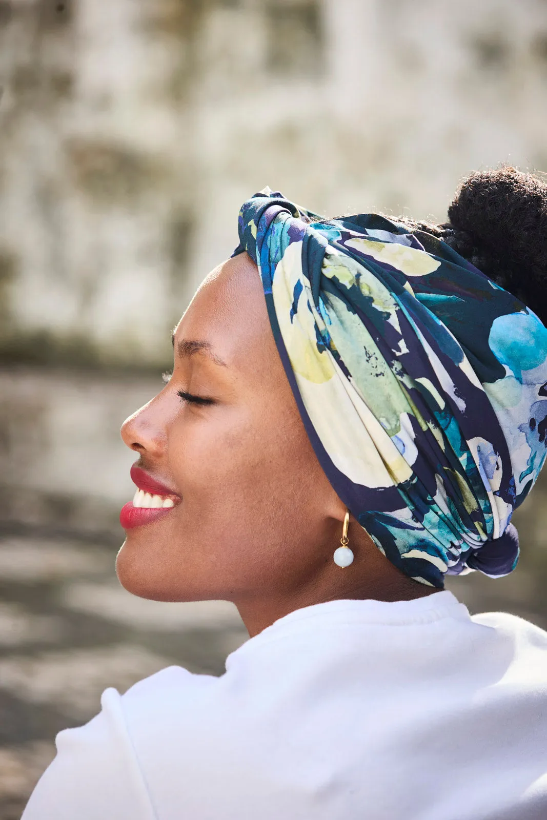 Square Scarf Large Blue Anemone sold by Ivalo.com product image thumbnail 4