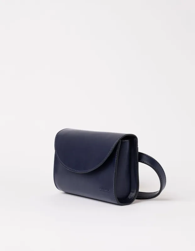Sanne Belt Bag Vegan Uppeal™ Navy sold by Ivalo.com