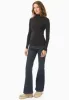 Women's Long Sleeved Cotton Turtleneck Black sold by Ivalo.com