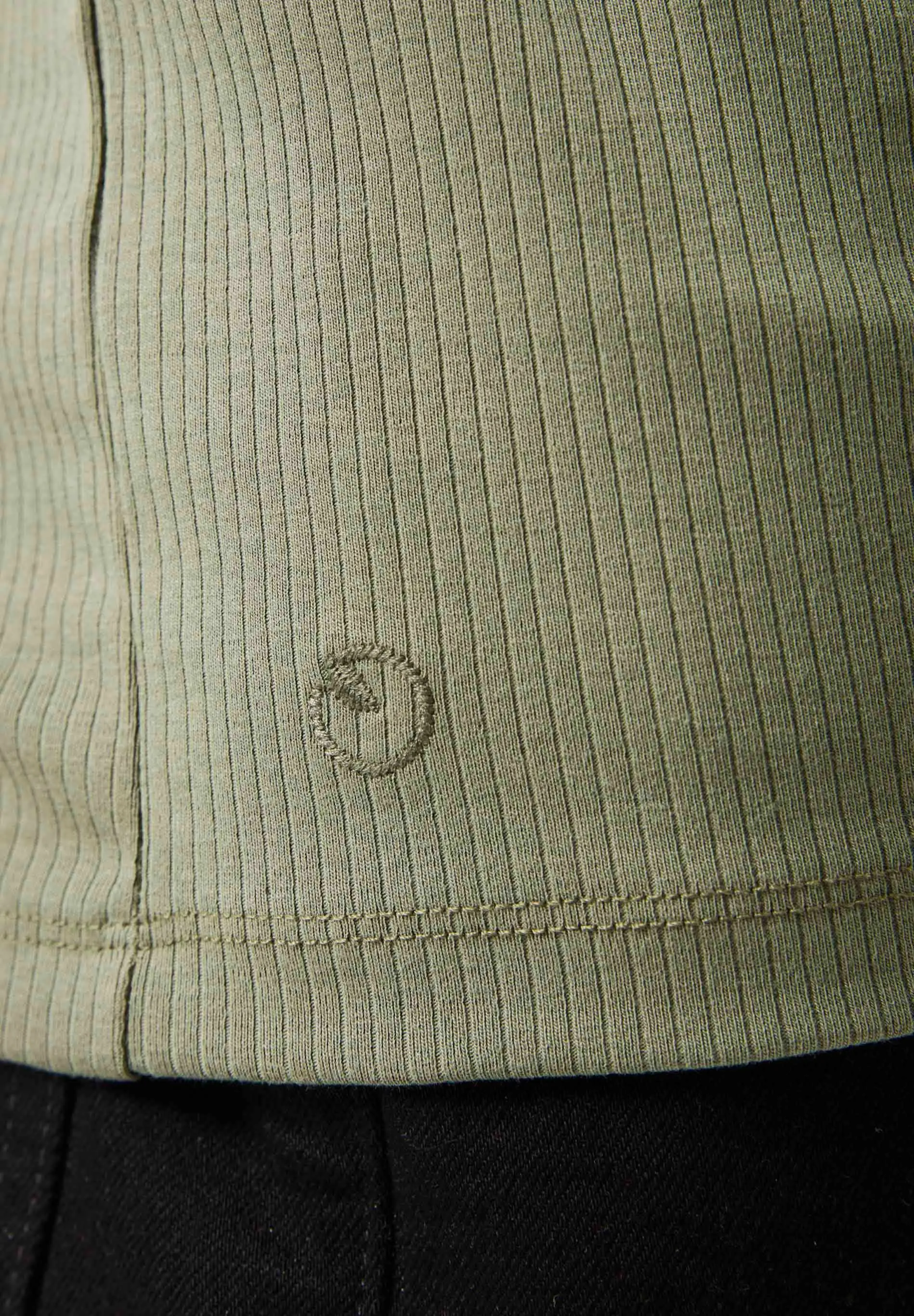 Men's Organic Cotton Turtleneck Shirt Khaki sold by Ivalo.com product image thumbnail 5