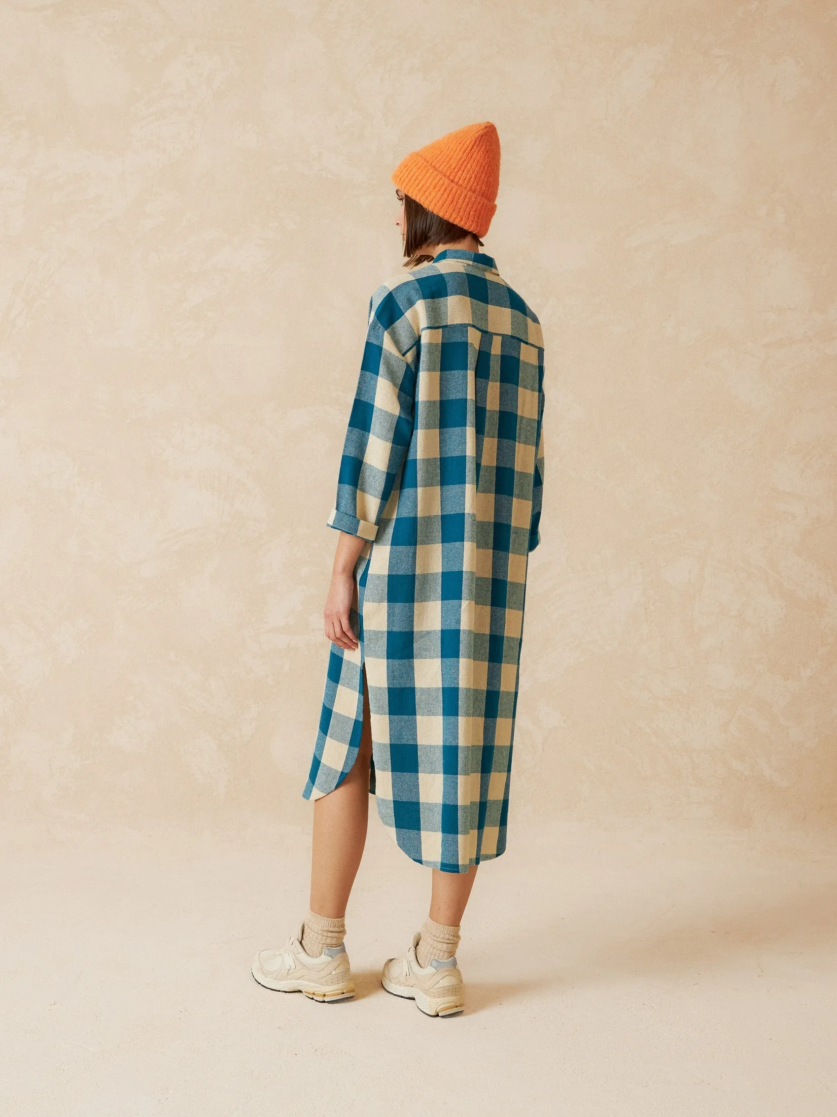 Vichy Check Shirt Dress Blue sold by Ivalo.com product image thumbnail 2