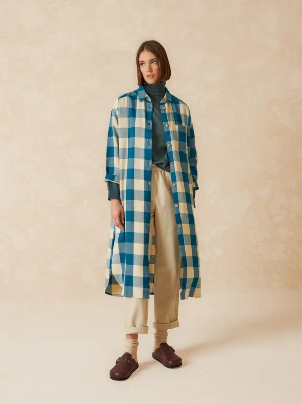 Vichy Check Shirt Dress Blue sold by Ivalo.com