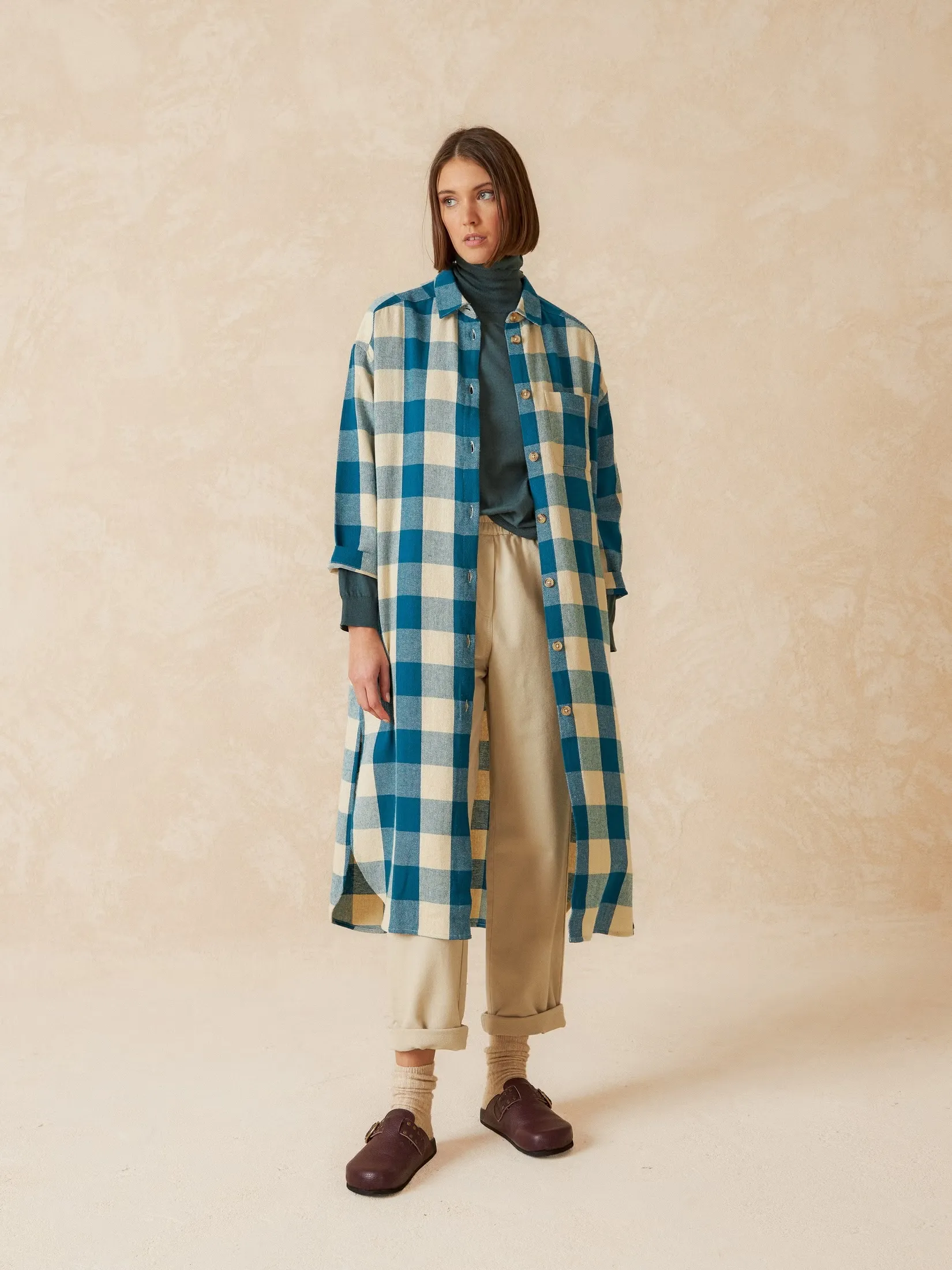 Vichy Check Shirt Dress Blue sold by Ivalo.com