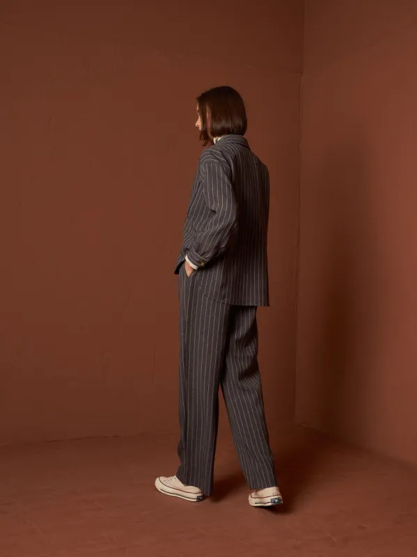 Classic Shirt Pinstripe Charcoal Grey sold by Ivalo.com