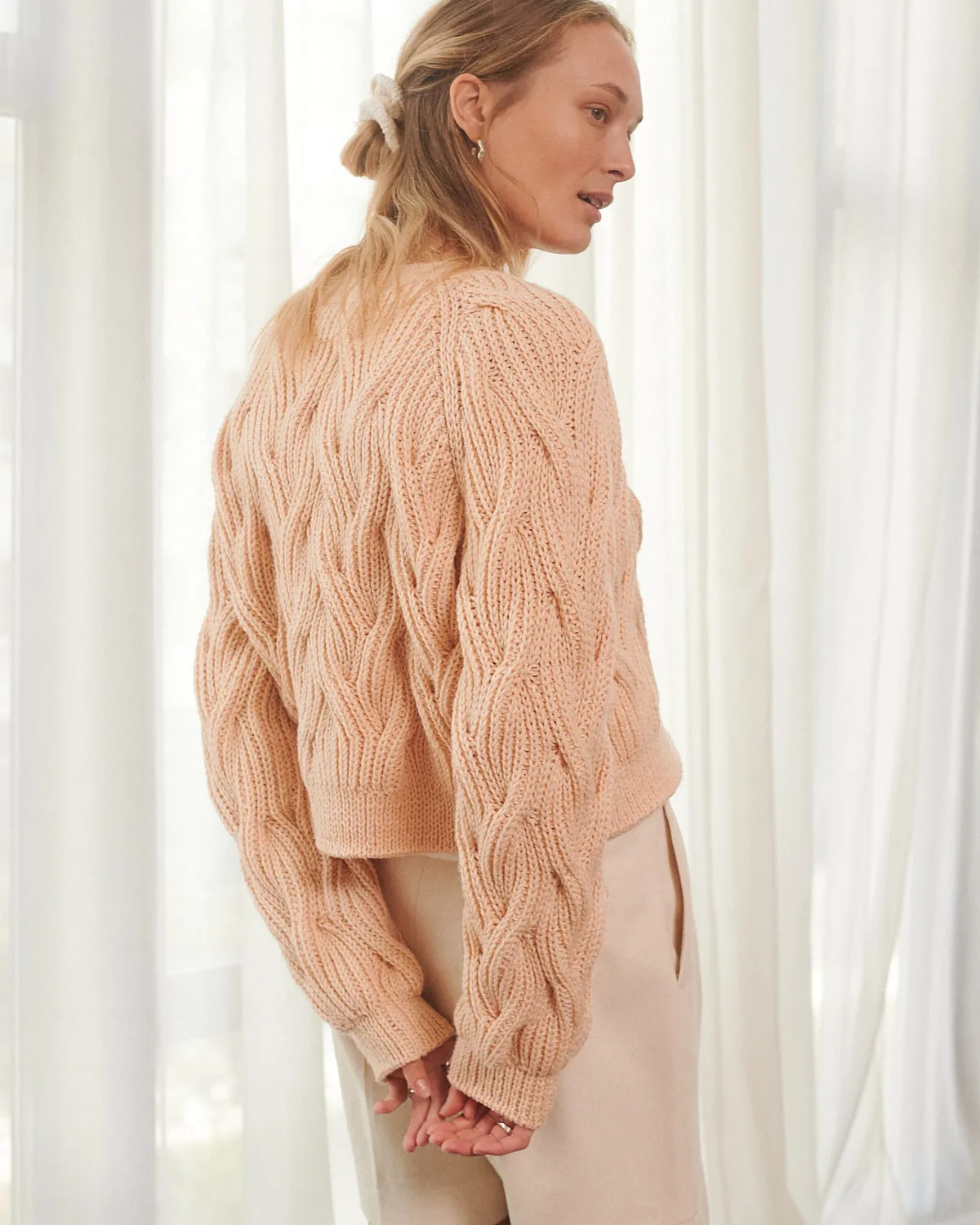 Nemunas Merino Wool Cardigan Light Pink sold by Ivalo.com product image thumbnail 3