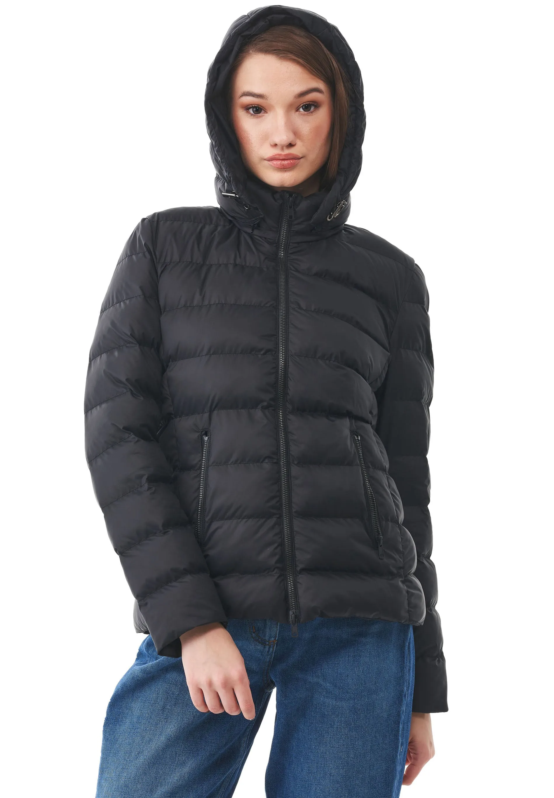 Women's Recycled Polyester Puffer Jacket Black sold by Ivalo.com product image thumbnail 3