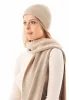 Knitted Organic Cotton Beanie Beige sold by Ivalo.com
