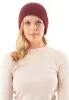 Knitted Organic Cotton Beanie Bordeaux sold by Ivalo.com
