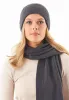 Knitted Organic Cotton Scarf Asphalt sold by Ivalo.com