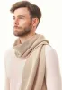 Knitted Organic Cotton Scarf Beige sold by Ivalo.com