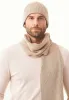 Knitted Organic Cotton Scarf Beige sold by Ivalo.com