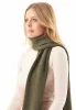 Knitted Organic Cotton Scarf Military Olive sold by Ivalo.com