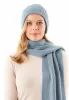 Knitted Organic Cotton Scarf Dusty Blue sold by Ivalo.com