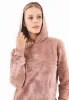 Tie-Dye Organic Cotton Hoodie Misty Rose sold by Ivalo.com