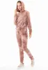 Tie-Dye Organic Cotton Hoodie Misty Rose sold by Ivalo.com