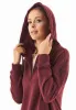 Quarter-Zip Organic Cotton Hoodie Bordeaux sold by Ivalo.com